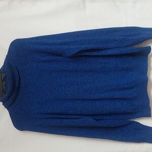 Karen &Scott Blue Turtleneck Sweater